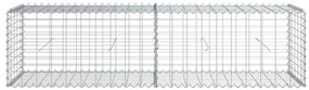 Cesto gabião com cobertura 200x50x50 cm ferro galvanizado
