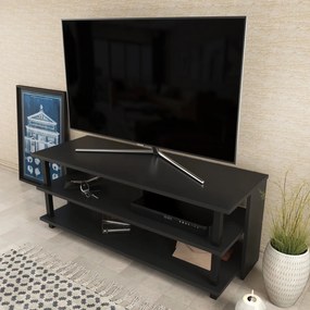 Móvel TV Pueblo – Preto Antracite – 120 x 44,6 x 47,4 cm