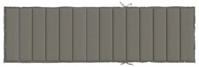 Almofadão para espreguiçadeira 200x50x4cm mesclado tecido