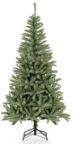 Árvore de Natal artificial de 180 cm que brilha no escuro com 692 pontas de ramos Base metálica dobrável e fácil armazenamento Verde