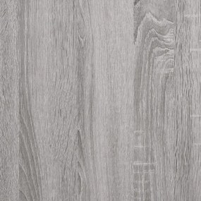 Estante c/ 4 prateleiras derivados de madeira cinzento sonoma