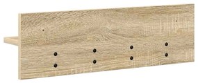 Cabideiro de Parede Carvalho sonoma 60 x 10.5 x 18 cm