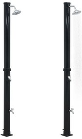 Chuveiro solar 220 cm 20 L preto