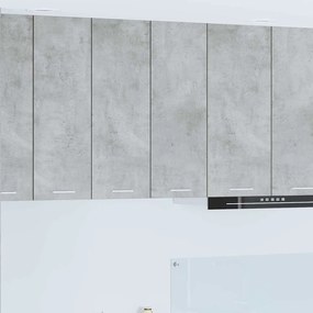 vidaXL Armário suspenso com porta Riga Cinzento 60 x 31 x 80 cm