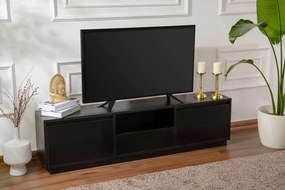 Móvel para TV Vanguard – Preto Madeira – 160x42x29,5 cm