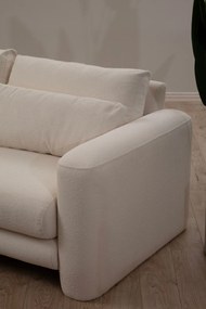 Sofá de Canto Lily – Creme – 290 x 165 cm