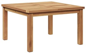 Mesa de centro Castanho 60 x 60 x 36 cm Madeira de teca sólida