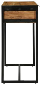 Mesa Console 90x35x75 cm Madeira Maciça Acácia