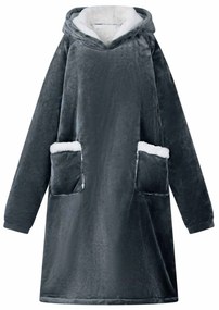 vidaXL Sweatshirt manta Azul Marinho M Fleece e Flanela