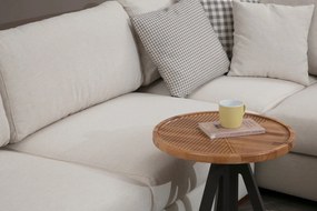 Sofá de Canto Loop - Branco - 374 x 428 x 85 cm