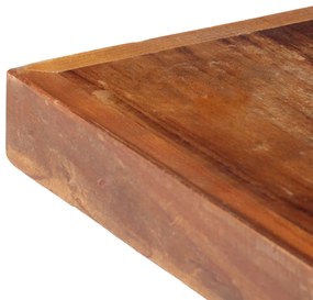 Mesa de jantar 180x90x76 cm madeira recuperada maciça