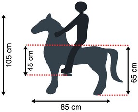 PONYCYCLE MY PONY andar de Unicornio, 4 - 10 anos (MP2022-M)