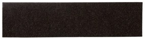 Tapetes escada adesivos retang. 15 pcs 76x20 cm castanho-escuro