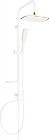 Mexen X49 coluna de duche, branca/dourada - 798494991-25