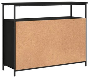 Aparador 100x35x80 cm derivados de madeira preto