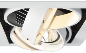 Foco de encastar branco orientável 2-luzes - ONEON 111-2 Design,Moderno