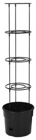 Vaso p/ cultivo de tomate Ø29,5x115 cm polipropileno antracite