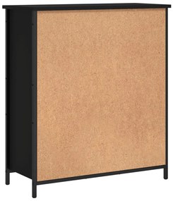 Aparador 70x30x80 cm derivados de madeira preto
