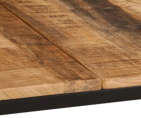 Mesa de jantar 220x90x75 cm madeira de mangueira maciça áspera