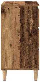 Criado-mudo vidaXL Madeira Velha 40x35x70 cm Madeira Engenharia