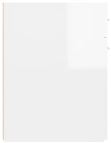 Armário boticário 20x45,5x60 cm contraplacado branco brilhante