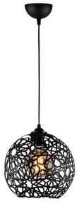 Chandelier Fellini – Preto – 25 cm
