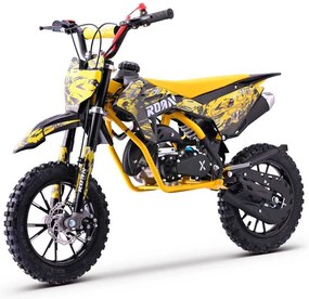 MINI MOTO Crianças MINICROSS gasolina 49cc Roan CRF 10/10" 3.5cv Amarela