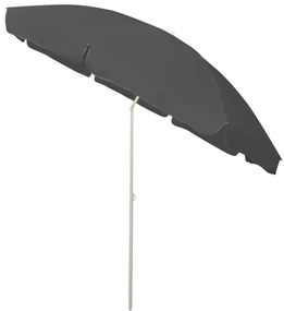 Guarda-sol de praia 300 cm antracite