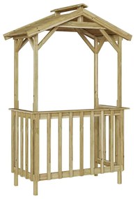abrigo pra churrasqueira 133,5x63x200 cm em madeira de pinho tratada