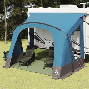 vidaXL Barraca de Caravana com telhado Azul 252 x 245 x 245 cm