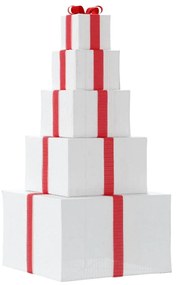 Decoração de Natal caixa de presente 250 LED branco quente