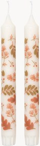 Velas de mesa Forest Leaves, conjunto de 2