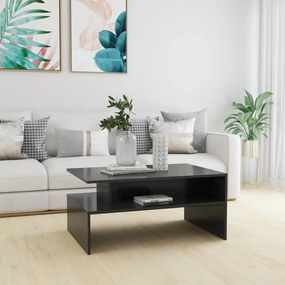 803256 vidaXL Mesa de centro 90x60x42,5 cm contraplacado cinzento