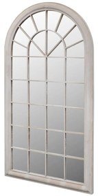 vidaXL Espelho jardim rústico arqueado 60x116cm uso interior/exterior