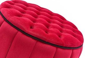 Pouffe Jasmin – Vermelho – 65x42x65 cm