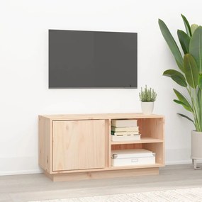 Móvel de TV 80x35x40,5 cm madeira de pinho maciça