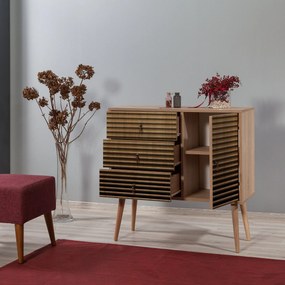 Cômoda Verybox – Carvalho Sonoma – 90x90x40 cm