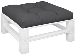 Almofadão para sofá de paletes 70x70x12 cm tecido preto