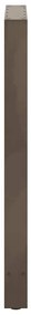 Pés de mesa de bar em aço natural, 2 peças, 60x(100-101) cm, aço
