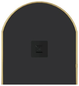 Espelho de parede 70x30 cm oval dourado