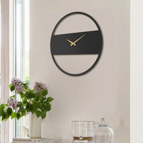Relógio de Parede Decorativo Aps103 – Preto – 49 x 49 cm