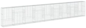 Cesto gabião com cobertura 900x50x150 cm ferro galvanizado