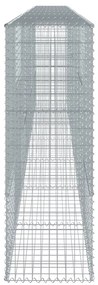 Cesto gabião com cobertura 700x50x150 cm ferro galvanizado