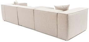 Sofá de 3 Lugares Lora – Castanho Claro – 303x108x65 cm