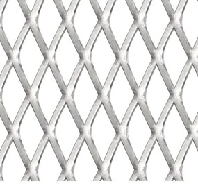 Cerca de arame p/ jardim aço inoxidável 100x85 cm 45x20x4 mm