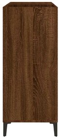 Armário p/ discos 84,5x38x89cm deriv. madeira carvalho castanho