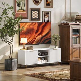 Móvel de TV Moderno Móvel de TV para Sala de Estar com 2 Compartimento