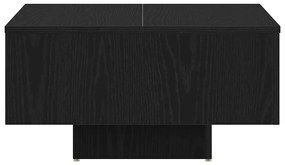 Mesa de Café vidaXL Carvalho Preto 60x60x31,5 cm Madeira de Engenharia