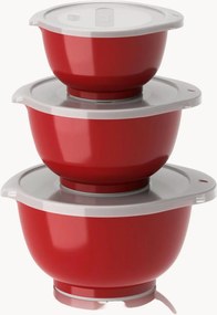Taças de mistura com tampas Margrethe, conjunto de 3