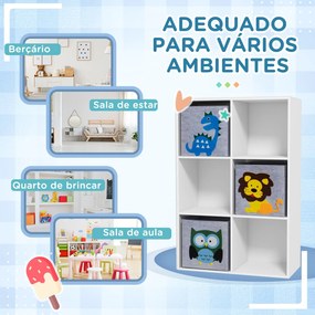 ZONEKIZ Estante para Brinquedos Estante para Crianças acima de 3 Anos